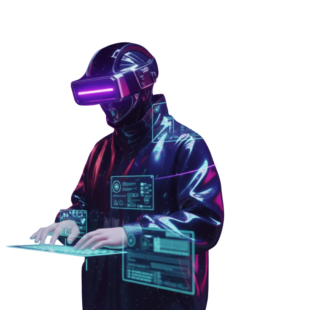 Iridescent Cyber Visual